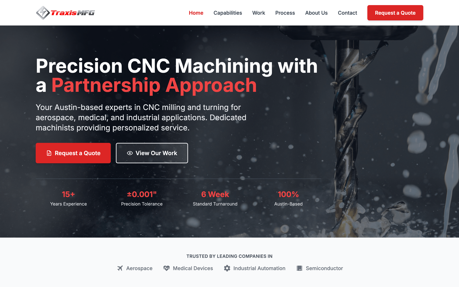 Traxis marketing site